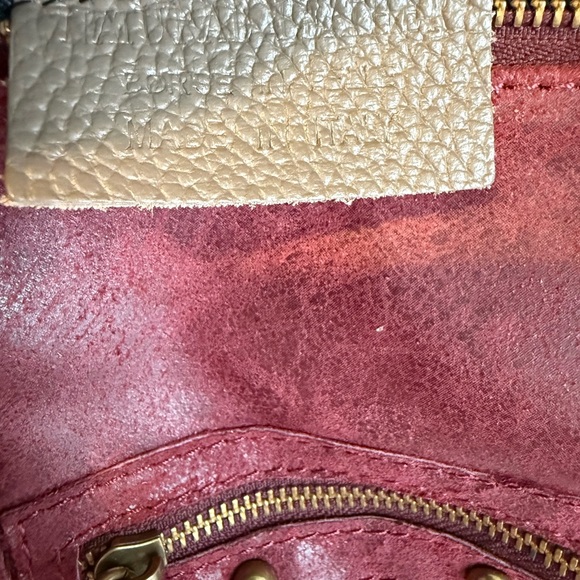 Red Leather Handbag - Picture 13 of 13